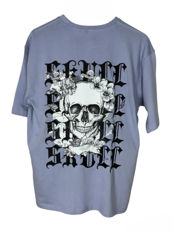 The "Gothic Flora" Oversized Tee