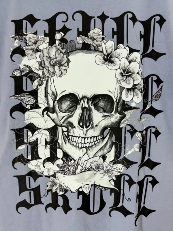 The "Gothic Flora" Oversized Tee